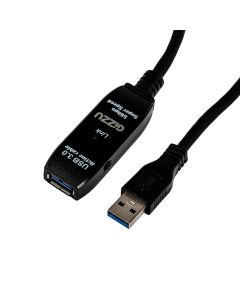 Gizzu USB 3.0 Active Extension Cable 5m - Black