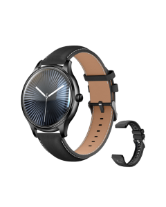 COLMi L28 Smart Watch 1.32inch AMOLED Display Round Smartwatch Black Sold By Technomobi