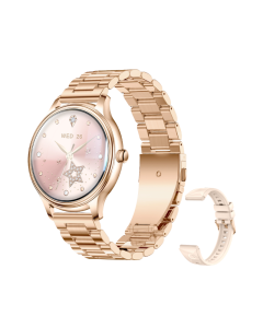 COLMi L28 Smart Watch 1.32inch AMOLED Display Round Smartwatch - Gold