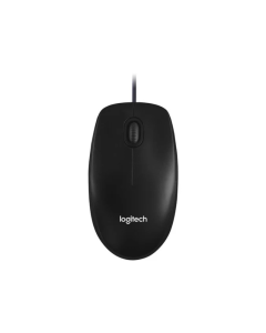 Logitech M100 Wired USB Optical Mouse -Black