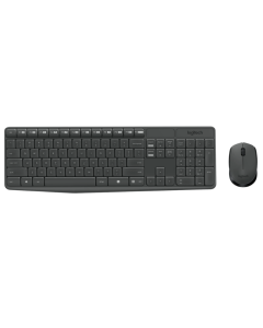 Logitech MK235 Wireless Keyboard and Mouse Combo Grey Sold By Technomobi