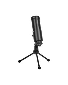 Lorgar Voicer 521 USB Condenser Gaming Microphone with Tripod Stand Black Sold By Technomobi