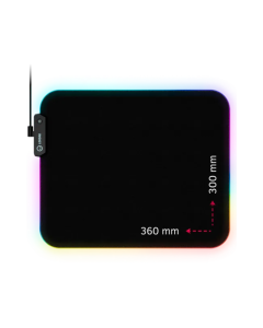Lorgar Steller 913  Gaming Mouse Pad RGB Backlight Black Sold By Technomobi