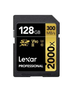 Lexar SD Professional 128GB 2000x SDXC Memory Card