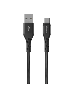 Energizer 2m USB A to Type C Cable Black Sold By Technomobi