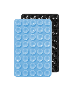 Supa Fly Rectangle Suction Pad Black/Blue Sold By Technomobi