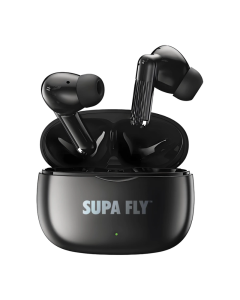 Supa Fly True Wireless Earbuds Black Sold By Technomobi