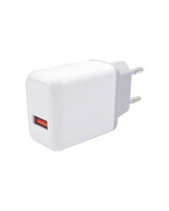 Mobile Bits 5 Watt USB A Wall Charger - White & Grey