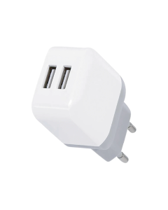 Mobile Bits 15 Watt Dual USB A Wall Charger - White