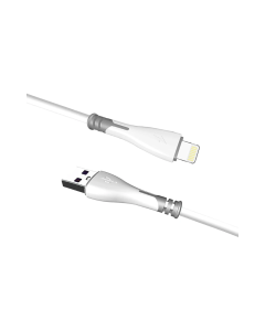 Mobile Bits 1m USB A to Lightning Charge & Sync Cable - White