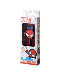 Marvel 3-in-1 charging cable - Spider-Man