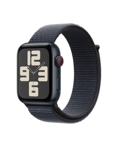 Apple Watch SE GPS 44mm Midnight Aluminium Case with Ink Sport Loop