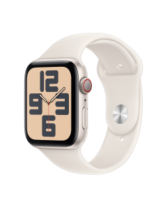 Apple Watch SE GPS 44mm Starlight Aluminium Case with Starlight Sport Band - S/M