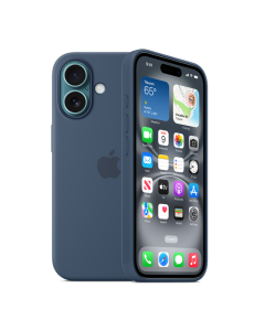 Apple iPhone 16 Plus Silicone Case with MagSafe - Denim