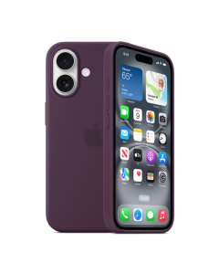 Apple iPhone 16 Silicone Case with MagSafe - Plum