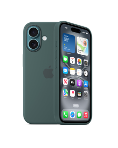 Apple iPhone 16 Silicone Case with MagSafe - Lake Green