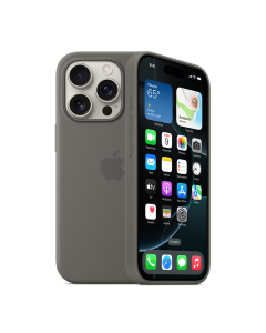 Apple iPhone 16 Pro Max Silicone Case with MagSafe - Stone Grey