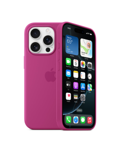Apple iPhone 16 Pro Silicone Case with MagSafe - Fuchsia Pink