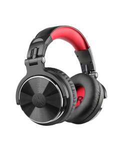 Oneodio Pro 10 Professional Wired Over Ear DJ and Studio Monitoring Headphones Red/Black Sold By Technomobi
