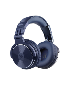 Oneodio Pro 10 Professional Wired Over Ear DJ and Studio Monitoring Headphones Dark Blue Sold By Technomobi