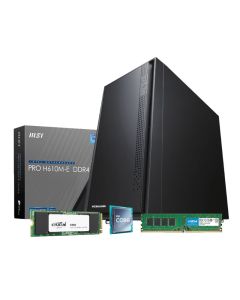 PCBuilder Intel i5-12400 HOME MASTER Windows 11 Desktop PC Sold By Technomobi