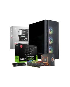 PCBuilder AMD Ryzen 5 7600 Specialist Windows 11 Gaming PC - Black
