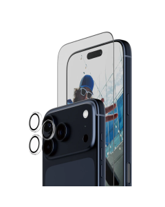 PanzerGlass® 2-in-1 Essentials Bundle iPhone 17 Pro Max | Ultra-Wide Fit + Hoops