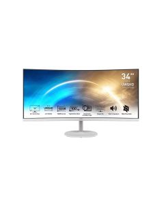 MSI Pro MP341CQW 100Hz VA UWQHD Curved Gaming Monitor - White