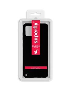 Superfly Black Silicone Case for Samsung Galaxy A21S by Technomobi