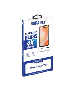 Supa Fly Tempered Glass Screen Protector Huawei Nova Y91 by Technomobi
