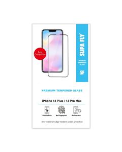 Supa Fly iPhone 14 Plus Tempered Glass Screen Protector by Technomobi