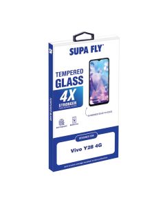 Supa Fly Vivo Y28 Tempered Glass Screen Protector with Applicator