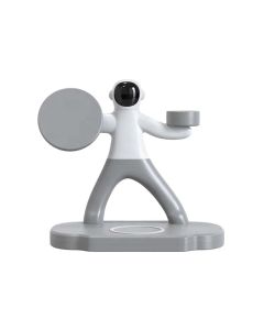 Supa Fly Spaceman 3-in-1 Magnetic Charger - Grey