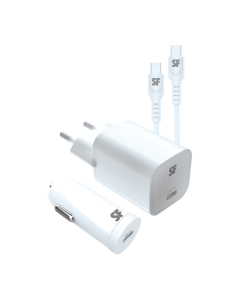 Supa Fly 20W Wall/Car/Cable Bundle Sold by Technomobi
