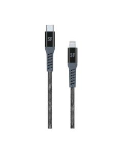 Supa Fly Signature Series Type-C to Lightning MFI Cable - Grey