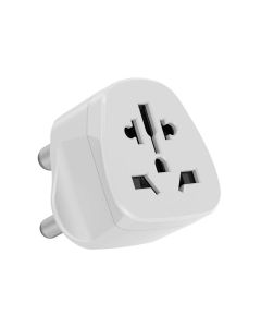 Supa Fly Travel Adapter 3 PIN SA Plug - White