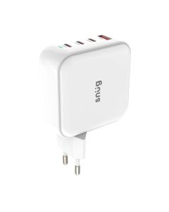 Snug 4 100W Port PD GaN Wall Charger - White