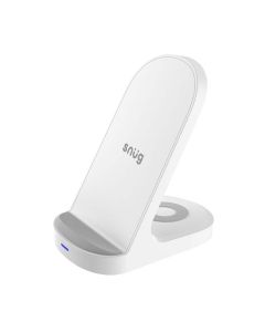 Snug Wireless 2-In-1 Stand Charger 15W - White