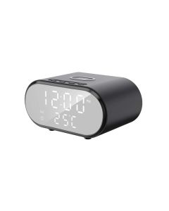 Snug Wireless Charger With Clock 15W - Black
