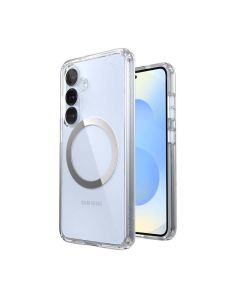 Speck Presidio Perfect Clear Magnet Case Samsung Galaxy S25 - Clear / Silver