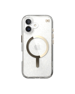 Speck Presidio Lux Glitter MagSafe Apple iPhone 17 Case Gold Glitter Sold By Technomobi