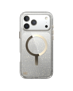 Speck Presidio Lux Glitter MagSafe Apple iPhone 17 Pro Max Case Gold Glitter By Technomobi