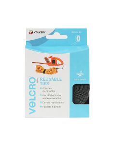 Velcro® Brand Reusable Ties 30Mm X 5M Black