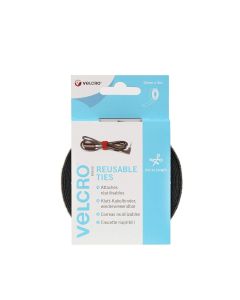 Velcro® Brand Reusable Ties 10Mm X 5M Black