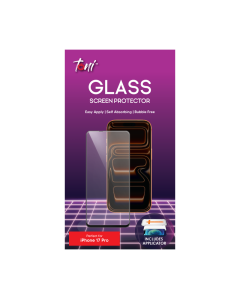 Toni Apple iPhone 17 Pro Tempered Glass Screen protector with Applicator Sold By Technomobi