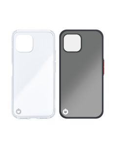 Toni Twin Prism/Merge Case Apple iPhone 13 Mini in Clear and Smokey Black sold by technomobi