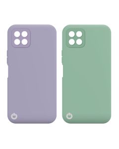 Toni Twin Silicone Case Huawei Nova Y60 in Violet and Turquoise sold by Technomobi