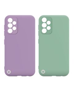 Toni Twin Silicone Case Samsung Galaxy A33 5G - Violet/ Turquoise