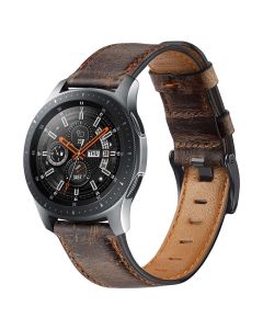 Toni Genuine Leather Watch Strap 22mm in Dark Brown sold by Technomobi