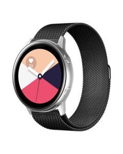 Toni Milanese Magnetic Watch Strap 20mm in Black sold by Technomobi